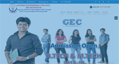 Desktop Screenshot of gec.edu.in